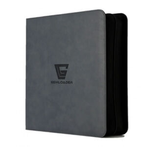 Album na gradované karty Gemloader Premium Graded Card Binder 28 kapes (2x2) - Grey
