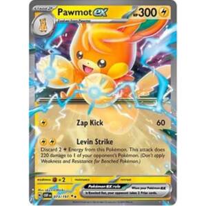 Pokémon karta Pawmot ex z Paldea Adventure Chest