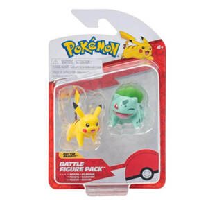 Pokémon akční figurky Pikachu a Bulbasaur - 5 cm