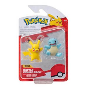 Pokémon akční figurky Pikachu a Squirtle - 5 cm