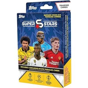 Fotbalové karty Topps 2023-2024 UEFA Superstars Hanger Box