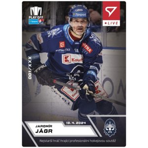Hokejová karta Live Tipsport 2023-2024 - L-83 Jaromír Jágr