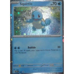Pokémon karta Squirtle promo z Poster Collection 151
