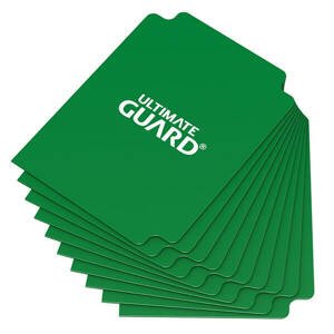 Oddělovač na karty Ultimate Guard Card Dividers Standard Size Green - 10 ks