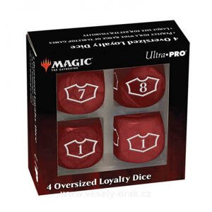 Sada kostek Ultra Pro Deluxe 22MM Mountain Loyalty with 7-12 for Magic: the Gathering