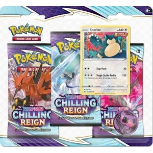 Pokémon Sword and Shield - Chilling Reign 3 Pack Blister - Snorlax