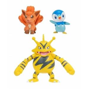 Pokémon akční figurky 3-Pack Piplup, Vulpix, Electabuzz 5-7 cm