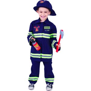 Rappa Dětský kostým hasič s českým potiskem 116 -128 cm