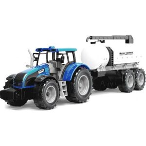 Alltoys Traktor na setrvačník s cisternou modrý
