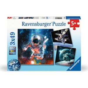 Ravensburger 120008606 Prozkoumávání vesmíru 3 x 49 dílků