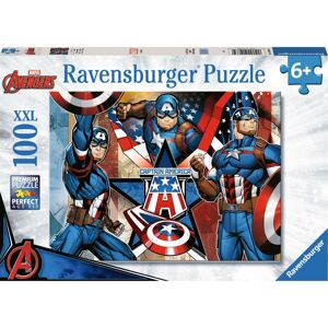 Ravensburger 120010739 Marvel: Kapitán Amerika 100 dílků