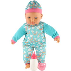Panenka miminko 40 cm s měkkým tělem, lahvičkou a dudlíkem