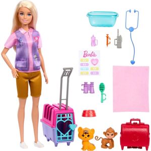 Mattel Barbie panenka zachraňuje zvířátka - blondýnka