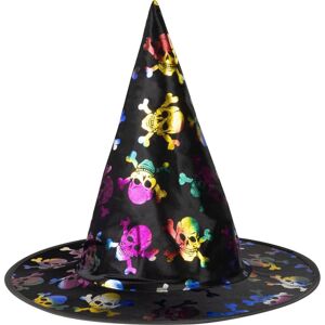 Rappa Dětský čarodějnický klobouk s lebkami