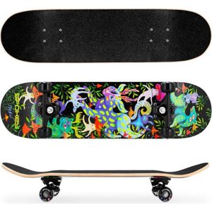 Spokey Ollie Skateboard 78,7 x 20 cm, ABEC7, se svíticimi prvky ve tmě