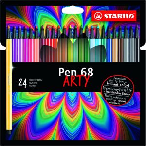 STABILO 6824-1-20 ARTY Prémiový vláknový fix  Pen 68  24 ks pouzdro