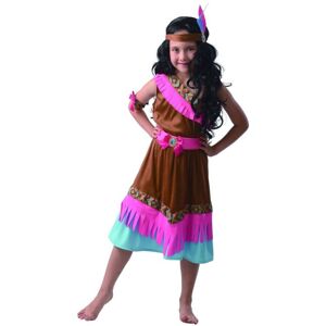 Šaty na karneval indiánka 110 - 120 cm
