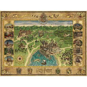 Ravensburger Puzzle 165995 Mapa Bradavic 1500 dílků