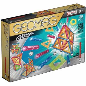 Geomag Glitter 68 pcs - Dlouhé tyčky