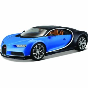 Bburago 1:18 Plus Bugatti Chiron modrá