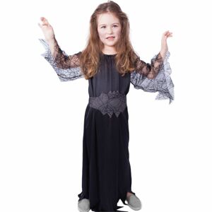 Rappa Dětský kostým černá čarodějnice velikost S