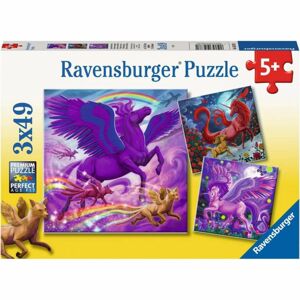 Ravensburger puzzle 056781 Mýtičtí vladaři 3 x 49 dílků