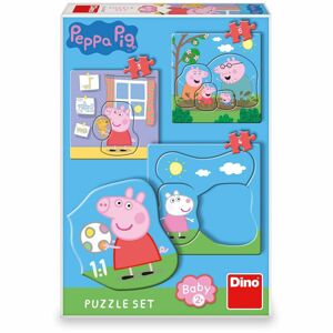 Dino Peppa Pig rodina 12 dílků Baby puzzle set