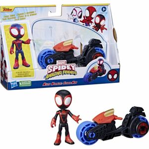 Spider-Man Spidey and his amazing friends motorka a figurka 10 cm Miles Morales SpiderMan