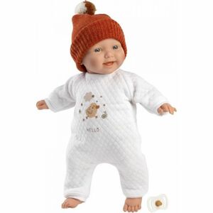 Llorens 63303 Little baby realistická panenka miminko s měkkým látkovým tělem 32 cm