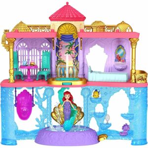 Mattel Disney Princess malá panenka Ariel a královský zámek