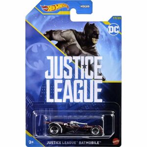 Hot Wheels tematické auto Batman DC Justice League Batmobile