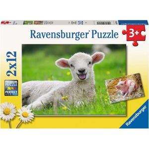 Ravensburger Puzzle Mláďata 2 x 12 dílků