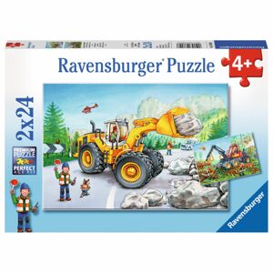 Ravensburger Puzzle Stroje v akci 2x24 dílků