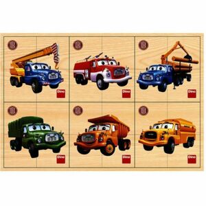 Dino Tatra první dřevěné puzzle 6 x 4 dílky