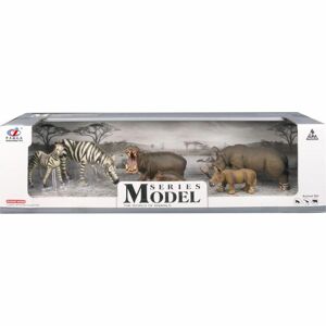 Series Model Svět zvířat zebry, hroši, nosorožci