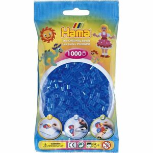 Hama H207-15 Midi Průhledné modré korálky 1000 ks