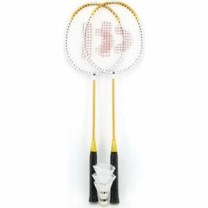 Teddies Badminton sada se 3 košíčky žlutá