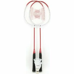 Teddies Badminton sada se 3 košíčky červené