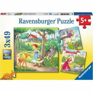 Ravensburger puzzle 080519 Malá červená karkulka 3x49 dílků