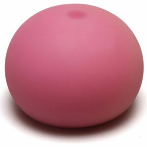 Antistresový míček 11 cm svítící ve tmě růžový