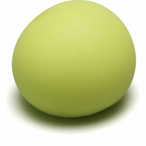 Antistresový míček 11 cm svítící ve tmě žlutý