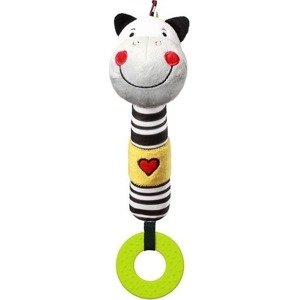 Plyšová pískací hračka s kousátkem Baby Ono zebra Zack