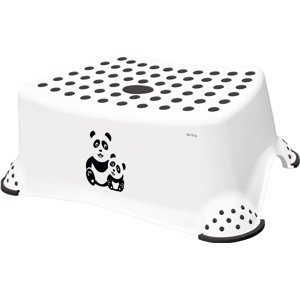 Keeeper Keeeper Stolička, schůdek s protiskluzovou funkcí - Panda, bílý