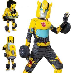 Disguise Kostým transformace čmeláka - Transformers, 3 inkarnace (licence), velikost S (4-6 let)