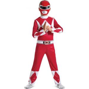 Disguise Efektní kostým Red Ranger - Power Rangers (licence), velikost S (4-6 let)