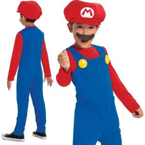 Disguise Kostým Mario Fancy - Nintendo (licence), velikost M (7-8 let)