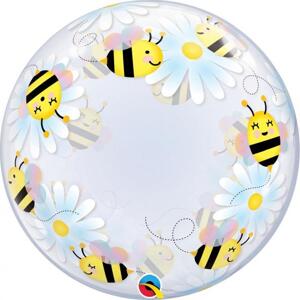 Qualatex Fóliový balónek 24" QL Deco Bubble Sweet Bees & Daisies