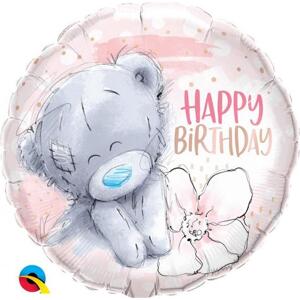 Qualatex 18" fóliový balónek QL Tatty Teddy Birthday Flower
