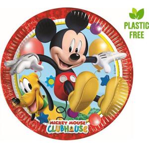Procos Hravé papírové talíře Mickey (Disney), další generace, 23 cm, 8 ks (bez plastu)
