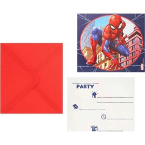 Procos Pozvánky s obálkami "Spiderman Crime Fighter", 6 ks.